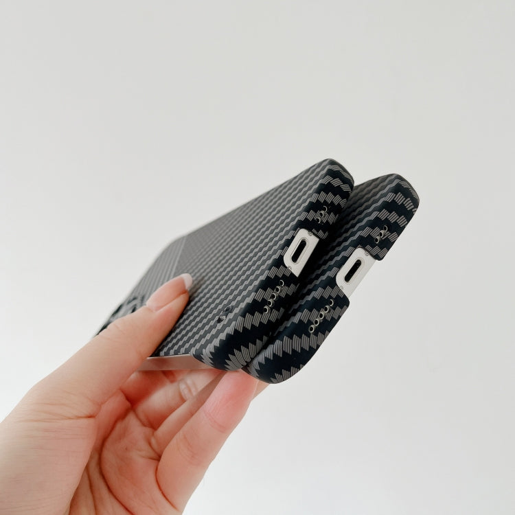 Custodia PC con fibra di carbonio per iPhone 12 Pro Max