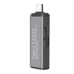 Lettore schede OTG USB 3.0 tipo-C per Micro SD e SD
