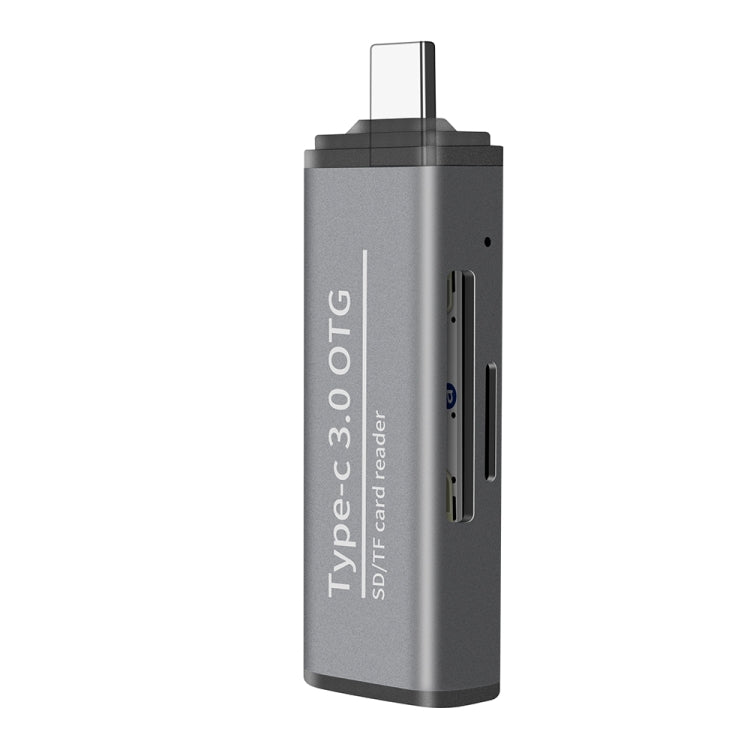 Lettore schede OTG USB 3.0 tipo-C per Micro SD e SD