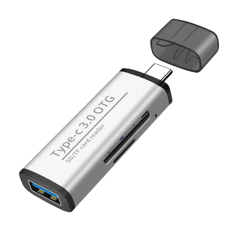 Lettore schede OTG USB 3.0 tipo-C per Micro SD e SD