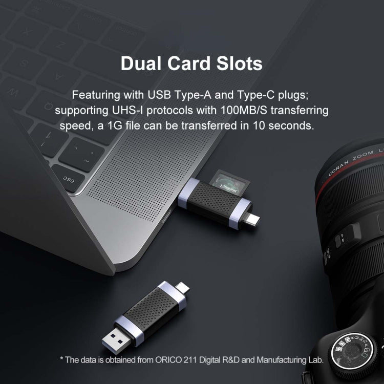 Lettore schede USB 3.0 doppia porta TF/SD ORICO CS2D-A3