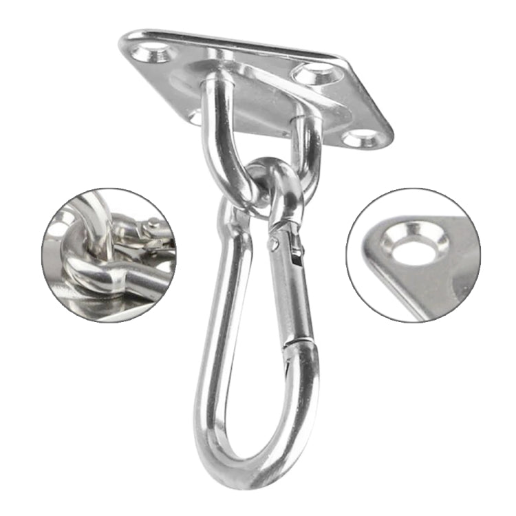Gancio da soffitto in acciaio inox per sacchi e altalene