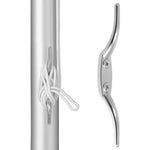 Gancio per asta portabandiera in acciaio inox 316