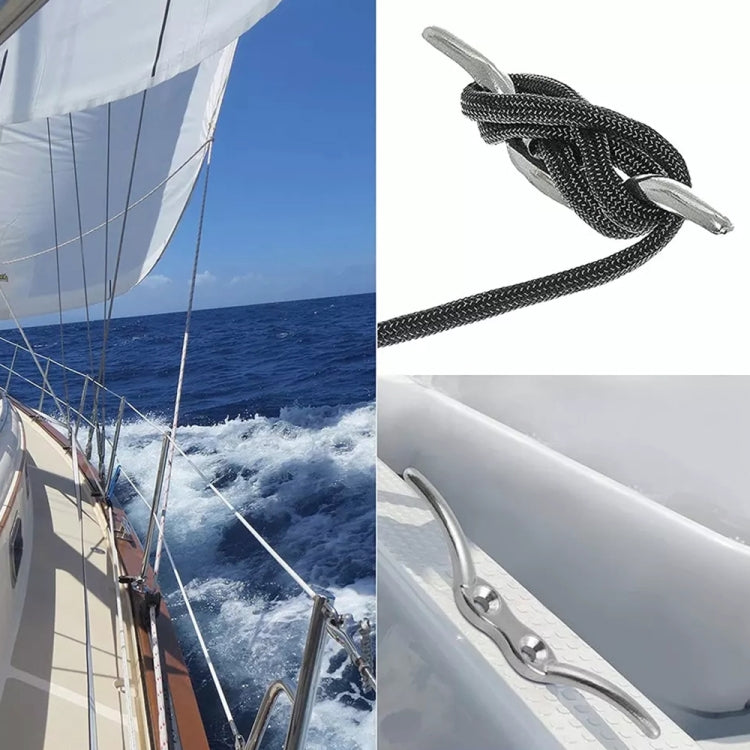 Gancio per asta portabandiera in acciaio inox 316