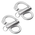 Grillo fisso a molla in acciaio inox 316, 35mm e 52mm