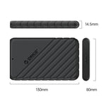 Custodia esterna ORICO 2,5 pollici per HDD/SSD SATA