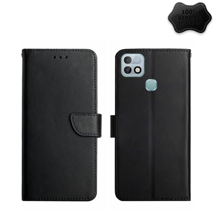 Custodia flip orizzontale in vera pelle per Infinix Hot e Note