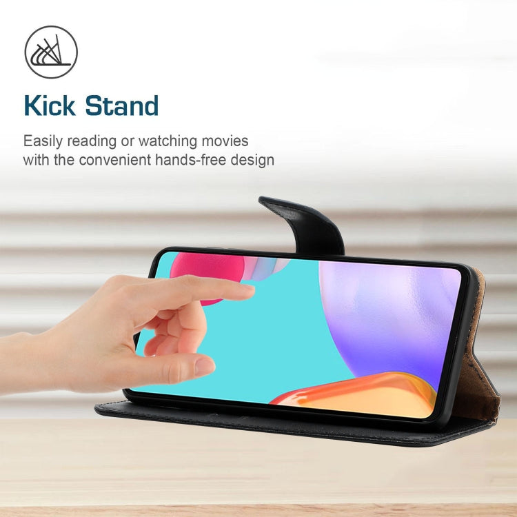 Custodia flip orizzontale in vera pelle per Infinix Hot e Note