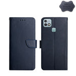 Custodia flip orizzontale in vera pelle per Infinix Hot e Note