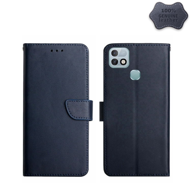 Custodia flip orizzontale in vera pelle per Infinix Hot e Note