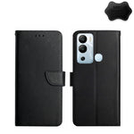 Custodia flip orizzontale in vera pelle per Infinix Hot e Note