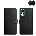 Custodia flip orizzontale in vera pelle per Infinix Hot e Note