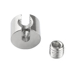 Clip fissa per cavo metallico in acciaio inox 316