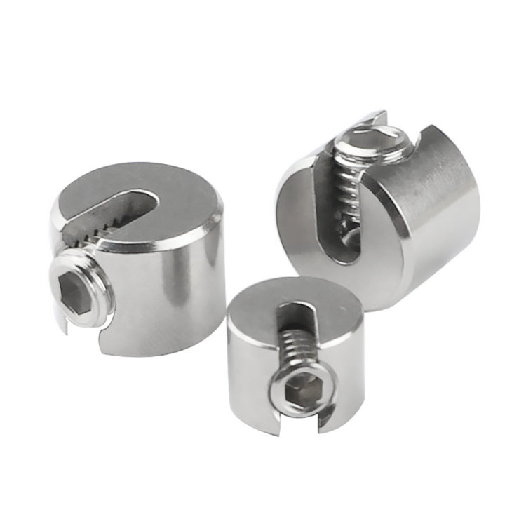 Clip fissa per cavo metallico in acciaio inox 316