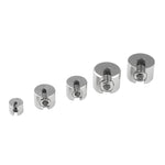 Clip fissa per cavo metallico in acciaio inox 316