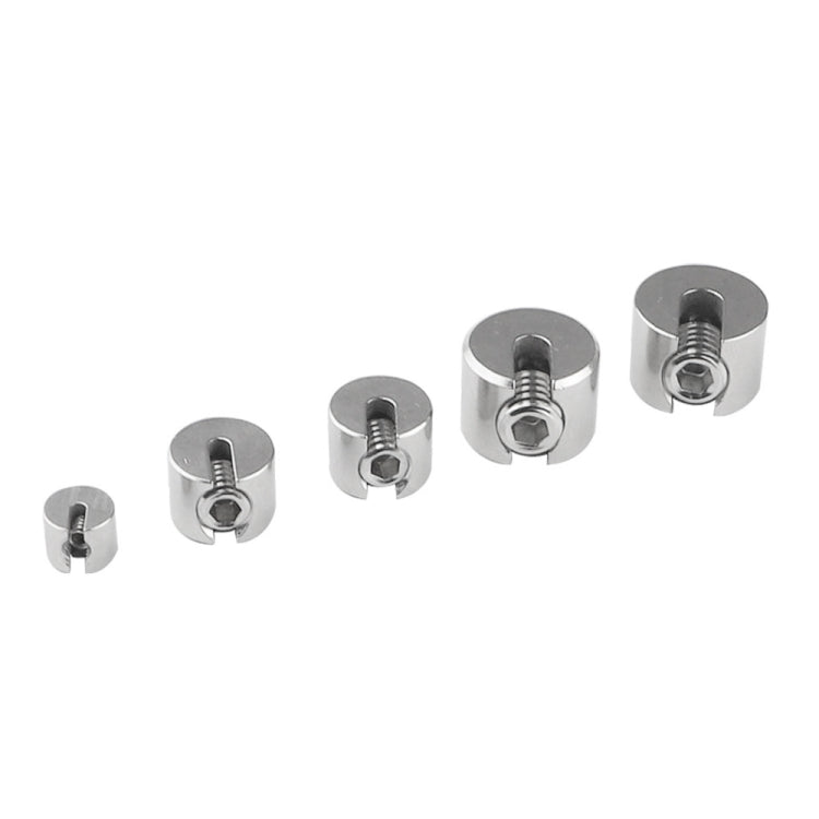 Clip fissa per cavo metallico in acciaio inox 316