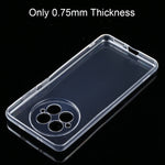 Custodia TPU trasparente ultrasottile 0,75 mm per Huawei Mate 50, ZTE nubia Red