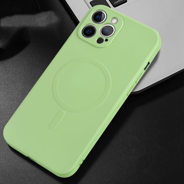 Custodia silicone liquido copertura totale per iPhone 14 Pro Max