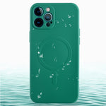 Custodia silicone liquido copertura totale per iPhone 14 Pro Max