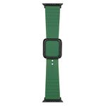 Cinturino in silicone con fibbia nera per Apple Watch