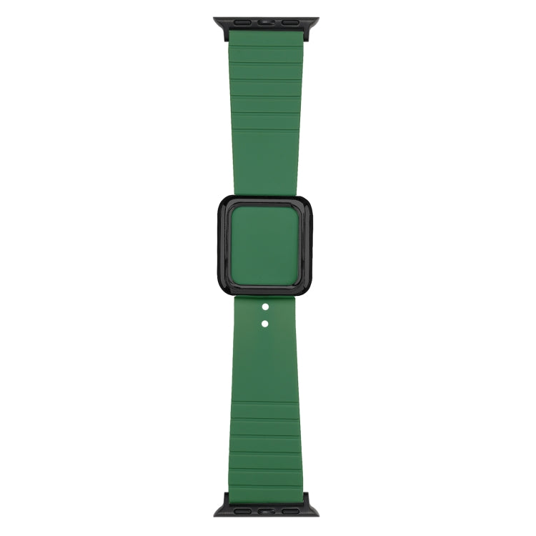 Cinturino in silicone con fibbia nera per Apple Watch
