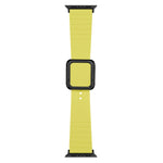 Cinturino in silicone con fibbia nera per Apple Watch