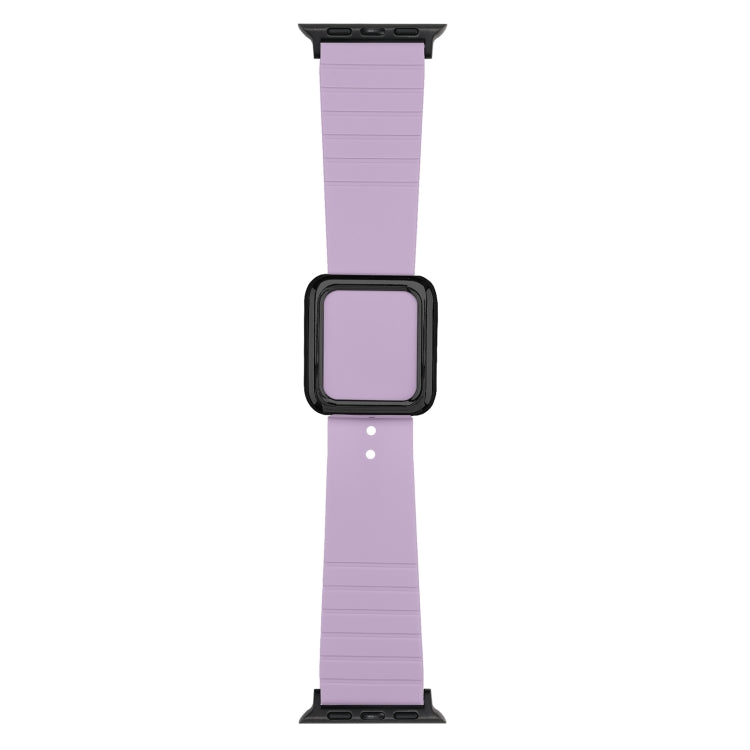 Cinturino in silicone con fibbia nera per Apple Watch