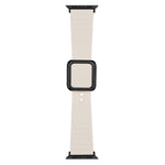 Cinturino in silicone con fibbia nera per Apple Watch