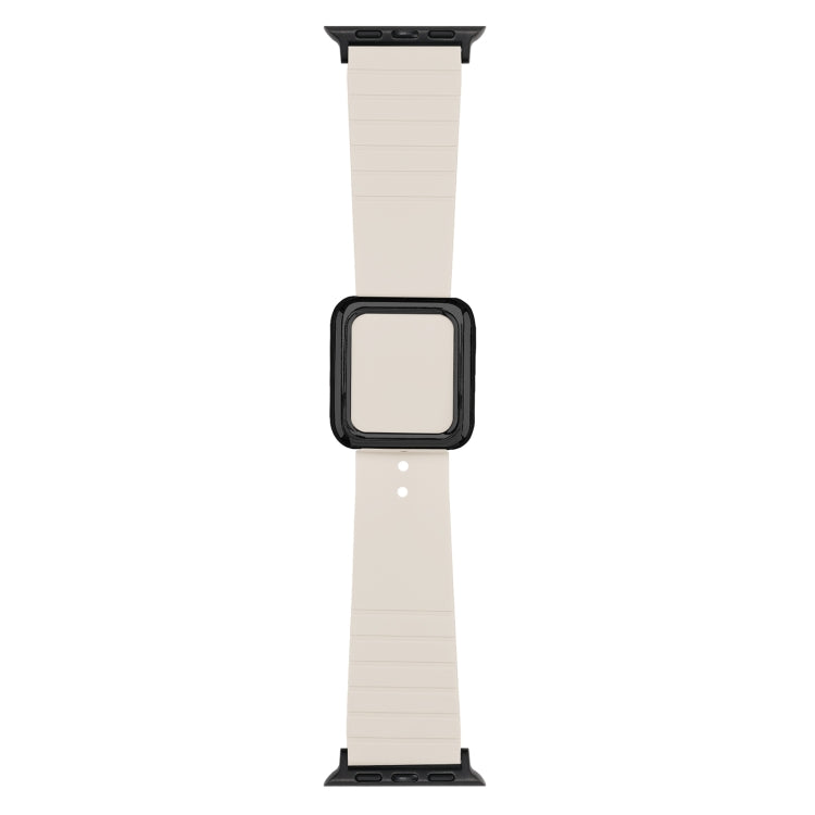 Cinturino in silicone con fibbia nera per Apple Watch