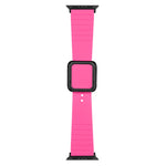 Cinturino in silicone con fibbia nera per Apple Watch