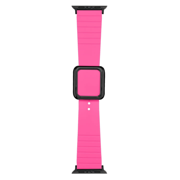 Cinturino in silicone con fibbia nera per Apple Watch