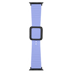 Cinturino in silicone con fibbia nera per Apple Watch