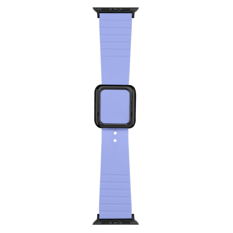 Cinturino in silicone con fibbia nera per Apple Watch