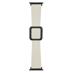 Cinturino in silicone con fibbia nera per Apple Watch