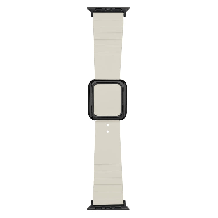 Cinturino in silicone con fibbia nera per Apple Watch
