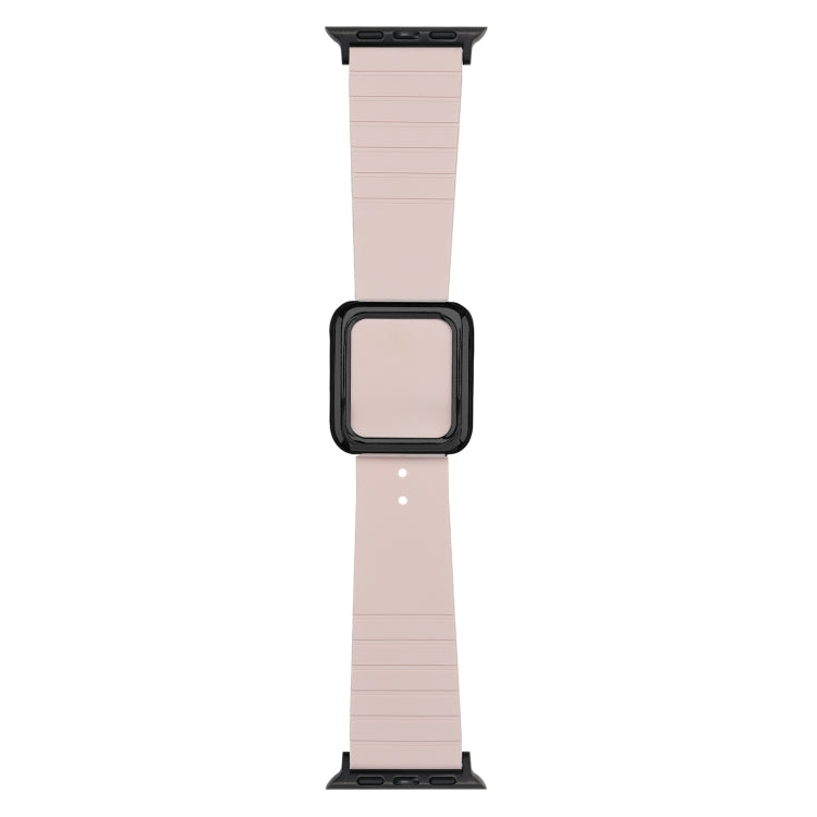 Cinturino in silicone con fibbia nera per Apple Watch
