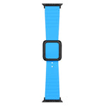 Cinturino in silicone con fibbia nera per Apple Watch