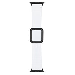 Cinturino in silicone con fibbia nera per Apple Watch