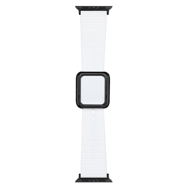 Cinturino in silicone con fibbia nera per Apple Watch