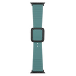 Cinturino in silicone con fibbia nera per Apple Watch