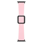 Cinturino in silicone con fibbia nera per Apple Watch