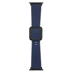 Cinturino in silicone con fibbia nera per Apple Watch