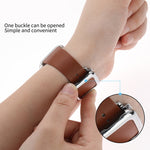 Cinturino in silicone con fibbia nera per Apple Watch