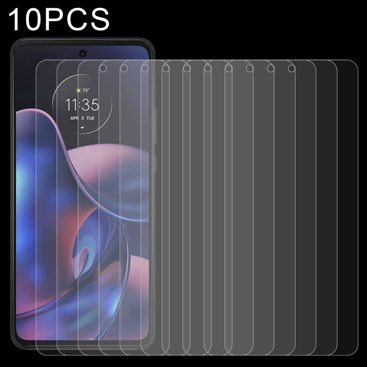 Pellicola vetro temperato 0,26 mm 9H per Motorola Edge (2022) 10 pezzi