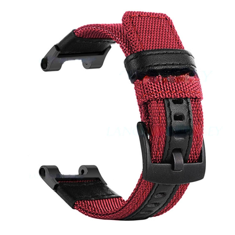 Cinturino in pelle e nylon per Amazfit T-Rex Pro