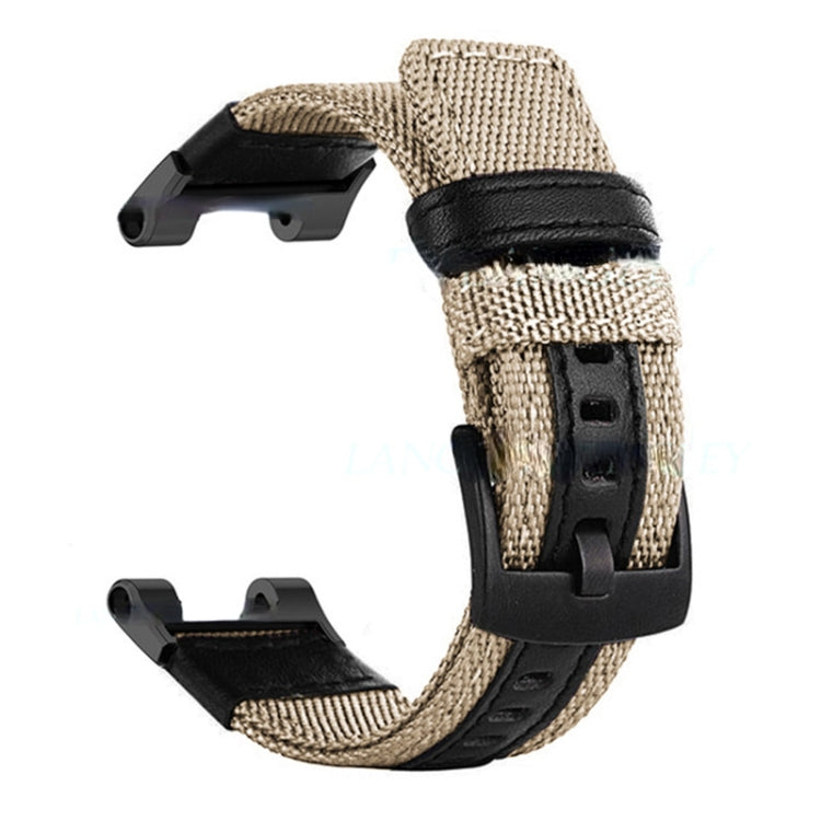 Cinturino in pelle e nylon per Amazfit T-Rex Pro