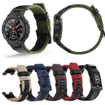 Cinturino in pelle e nylon per Amazfit T-Rex Pro