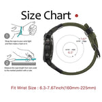 Cinturino in pelle e nylon per Amazfit T-Rex Pro