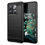 Custodia TPU in fibra di carbonio con trama spazzolata per OnePlus 10T, OnePlus