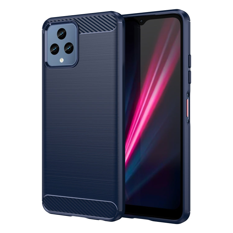Custodia TPU in fibra di carbonio con trama spazzolata per OnePlus 10T, OnePlus
